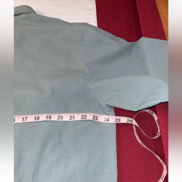 CLASSICS by Palmland GREEN cable knit COLLARED SHIRT Henley DAD GRANDPA VINTAGE - Picture 8 of 13